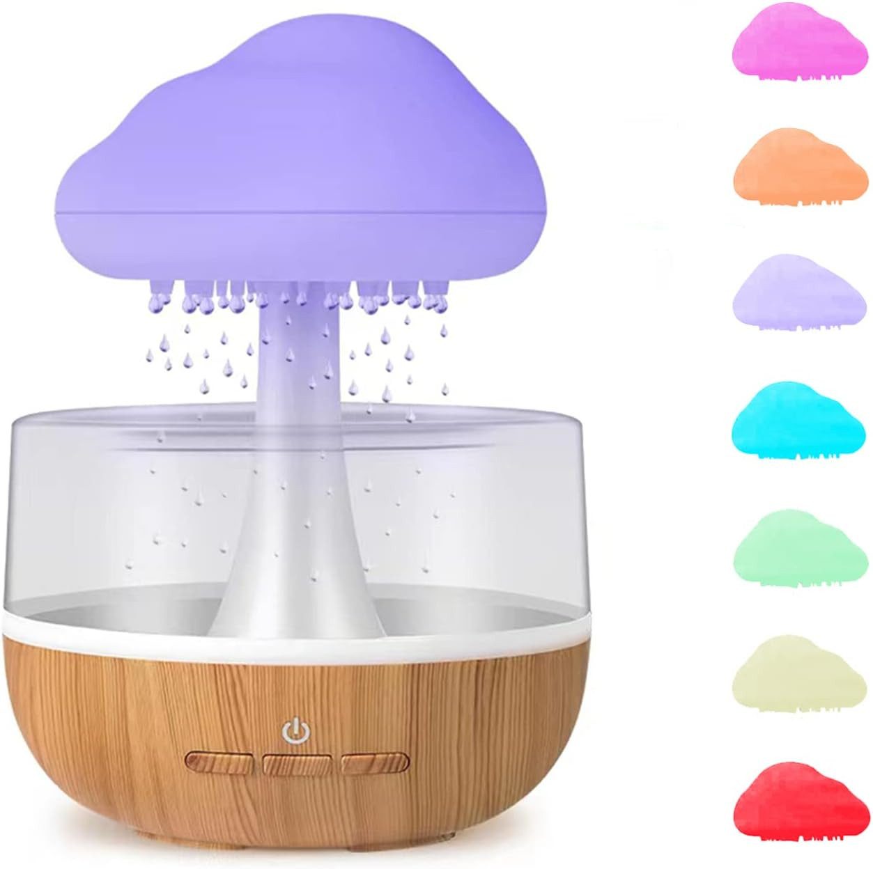 ZEUOPQ Luftbefeuchter Luftbefeuchter Regenwolke Nachtlicht 7 günstig online kaufen