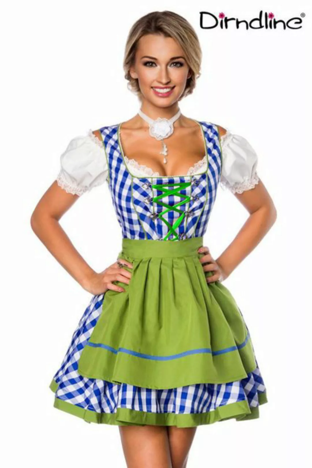 Dirndline Dirndl Dirndline - Traditionelles Minidirndl - (3XL,L) günstig online kaufen