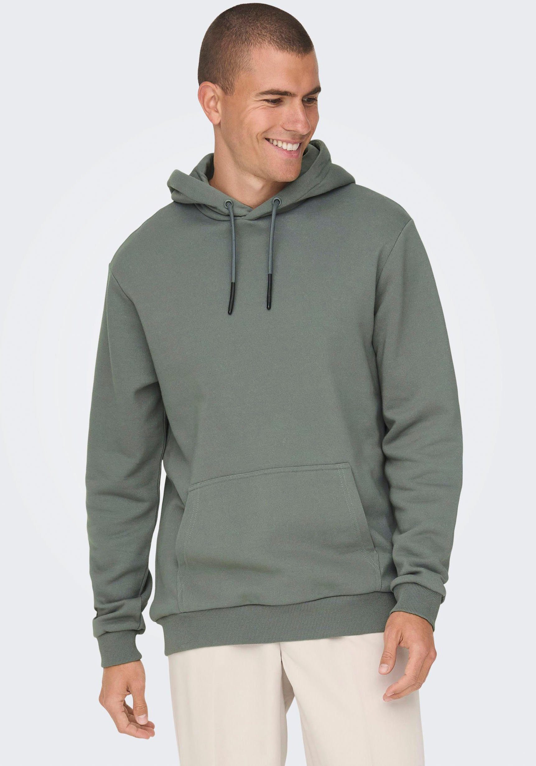 Only & Sons Herren Hoodie Kapuzenpullover ONSCERES günstig online kaufen