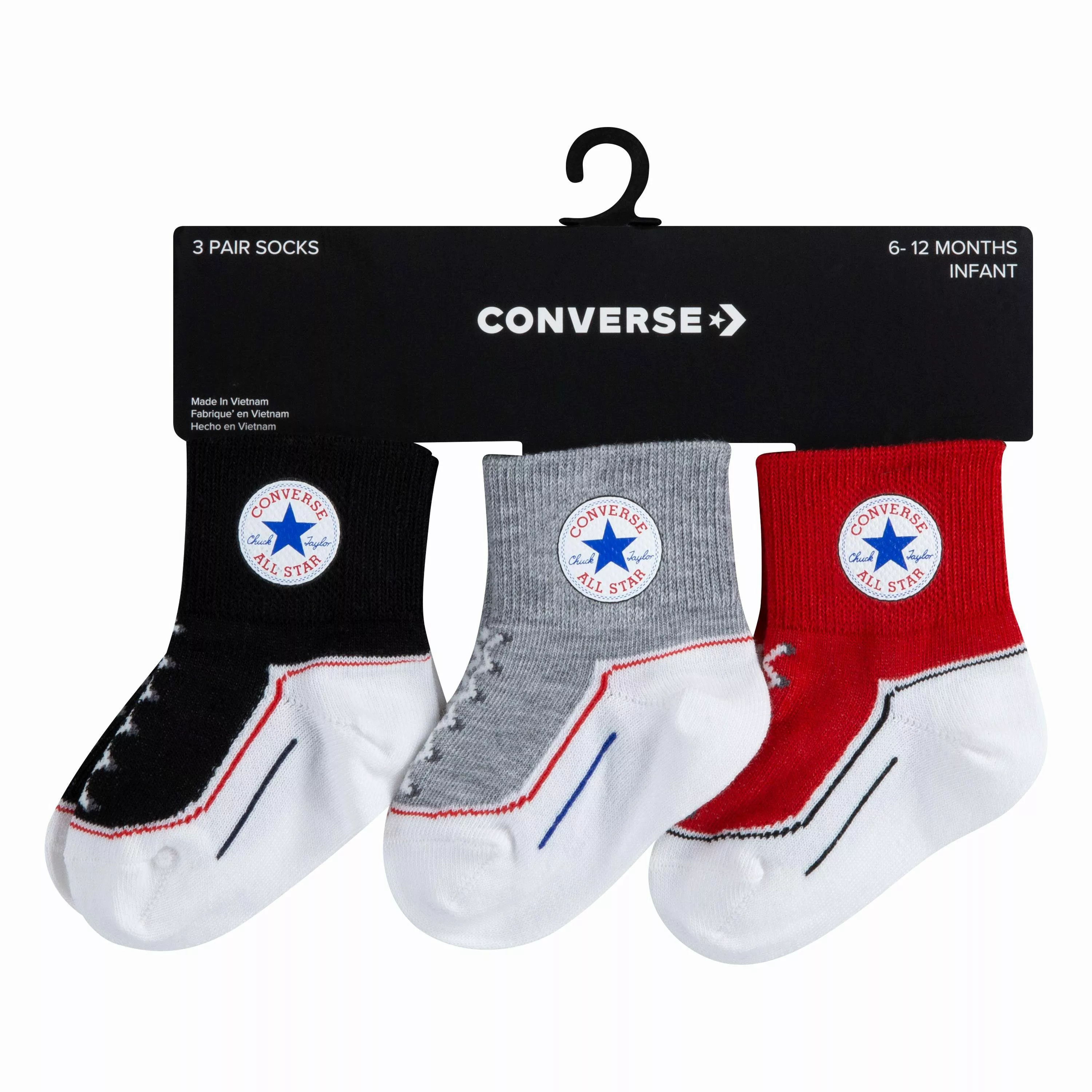 Converse Tennissocken CHN INFANT STRIATED QTR günstig online kaufen