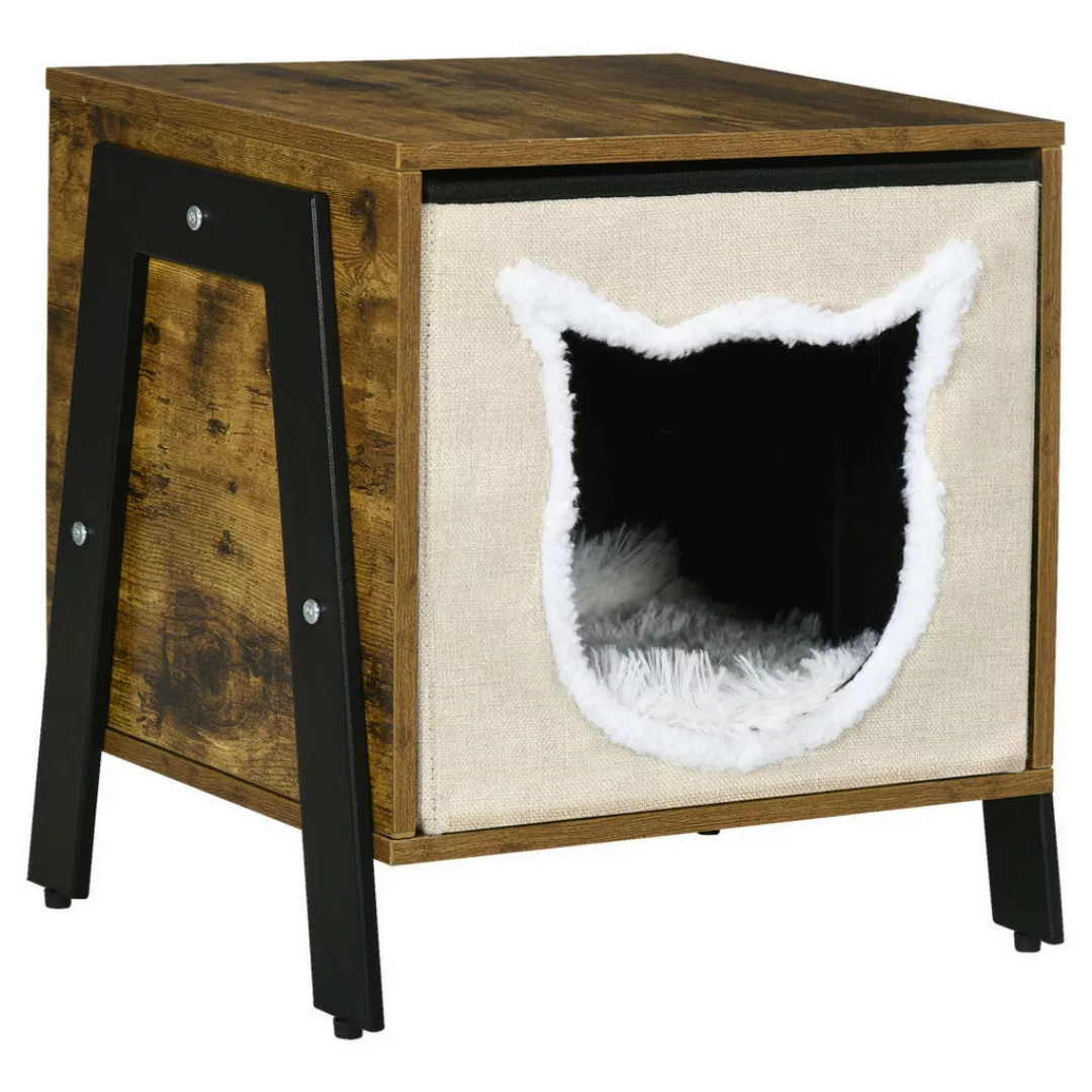 PawHut Katzenhöhle mit Kissen und Verstellbarem Fuß  Katzenbett für bis zu günstig online kaufen