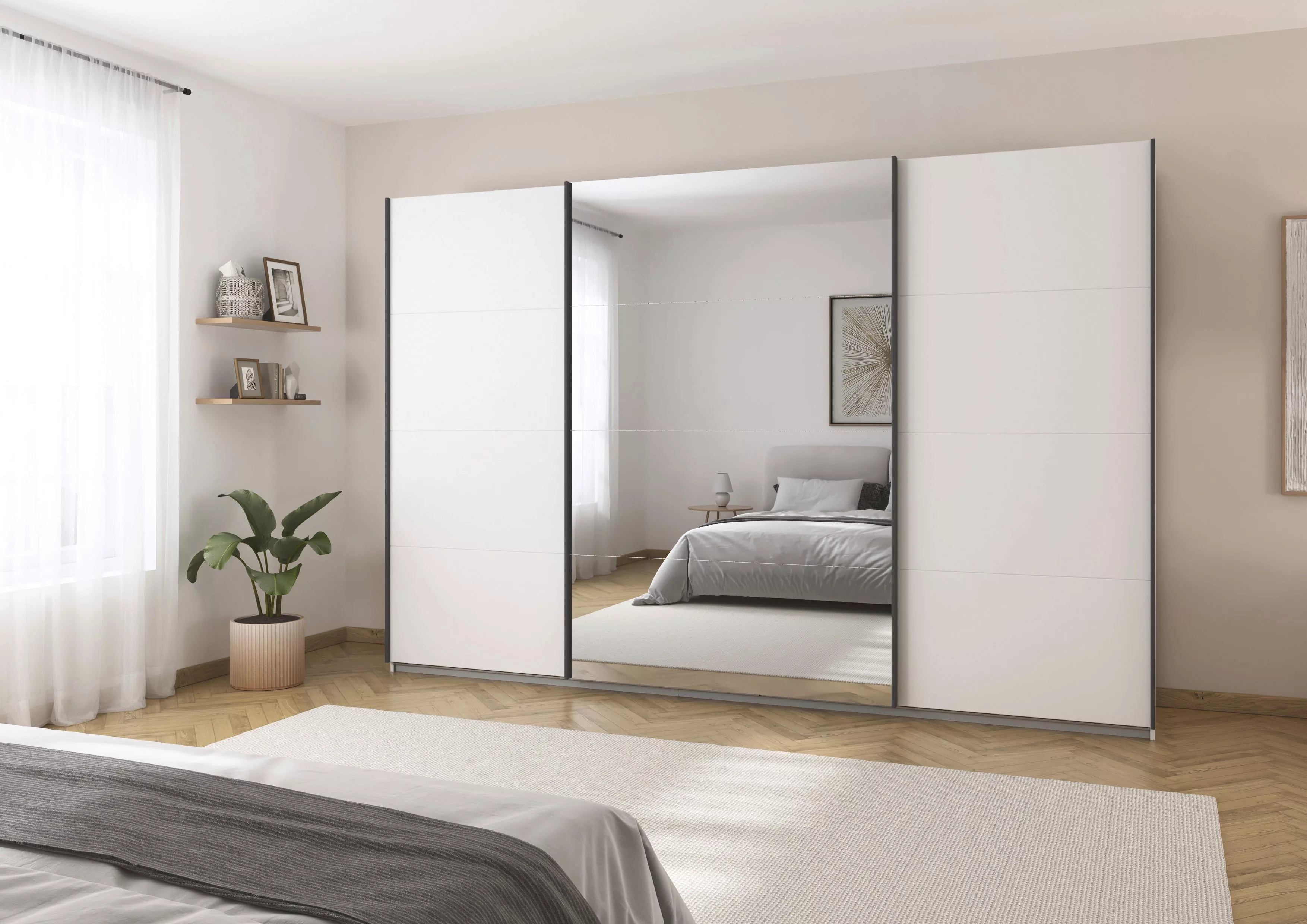 rauch Schwebetürenschrank "Kleiderschrank Schrank Garderobe AGORDO", (in zw günstig online kaufen