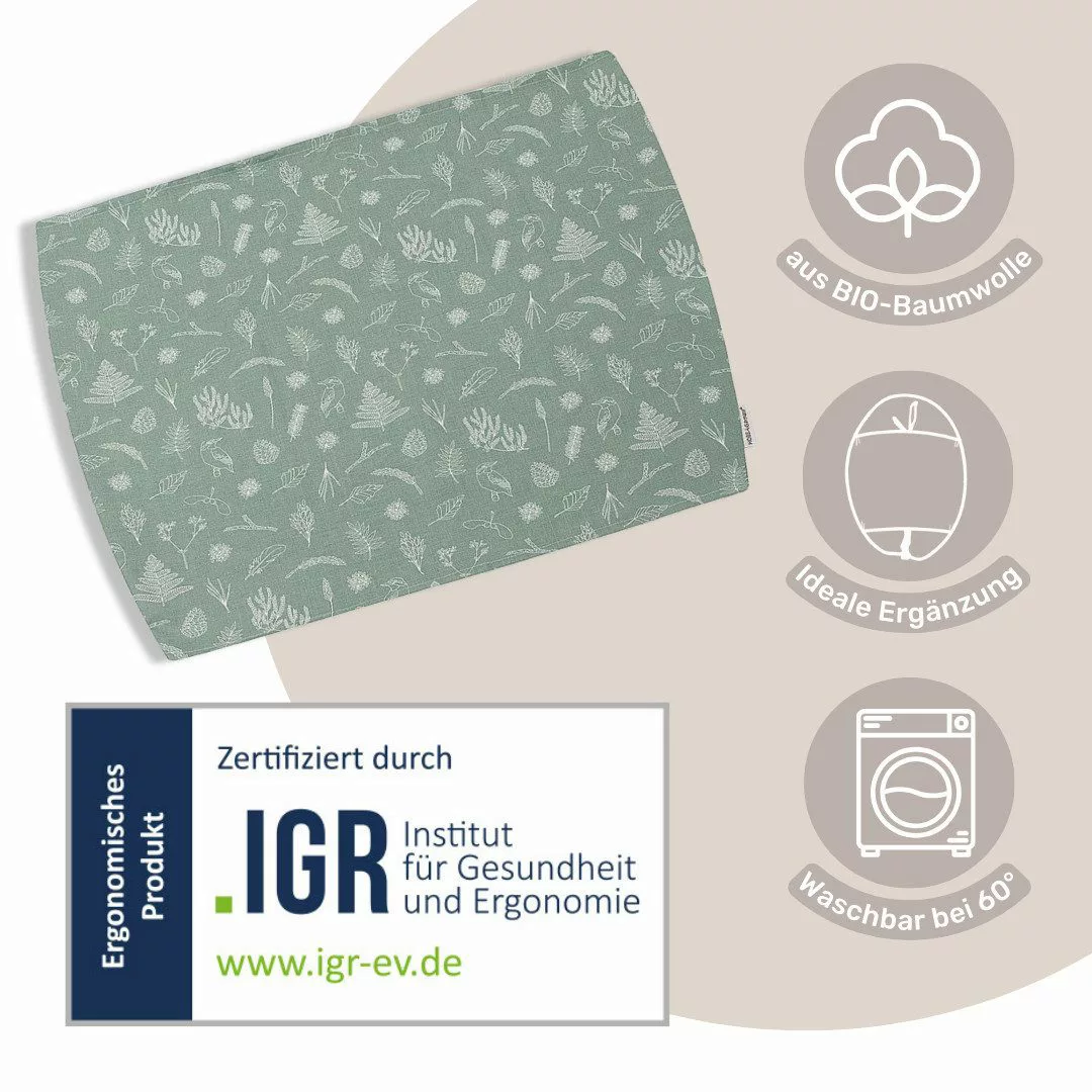 HOBEA-Germany Stillkissenbezug Baby Lagerungsbezug grau mit günstig online kaufen