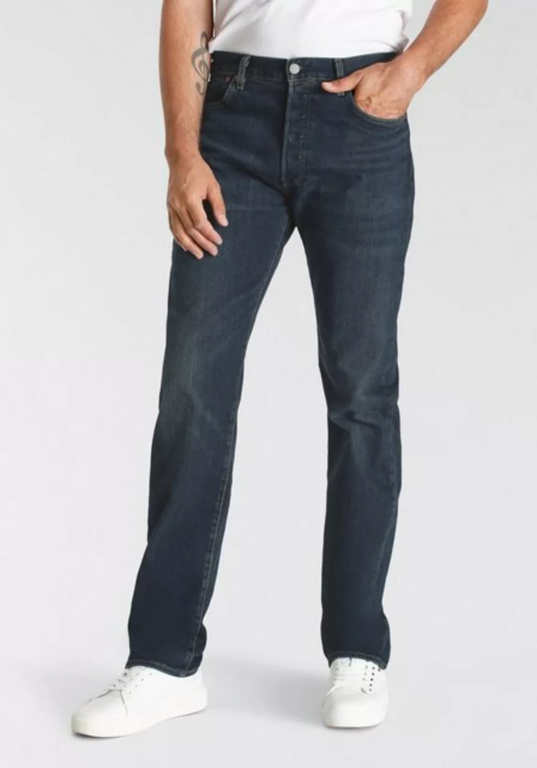 Levi's® Straight-Jeans 501 LEVI'S ORIGINAL mit Markenlabel günstig online kaufen