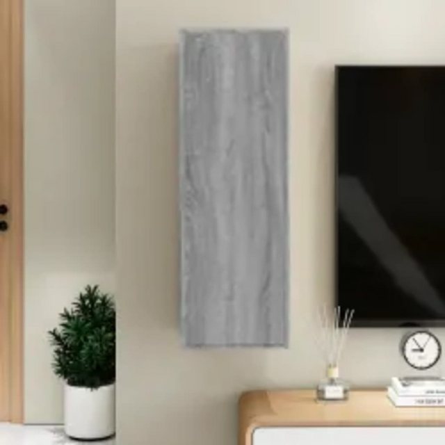 vidaXL Hängeschrank Wandschrank Grau Sonoma 30,5x30x90 cm Spanplatte Hänges günstig online kaufen