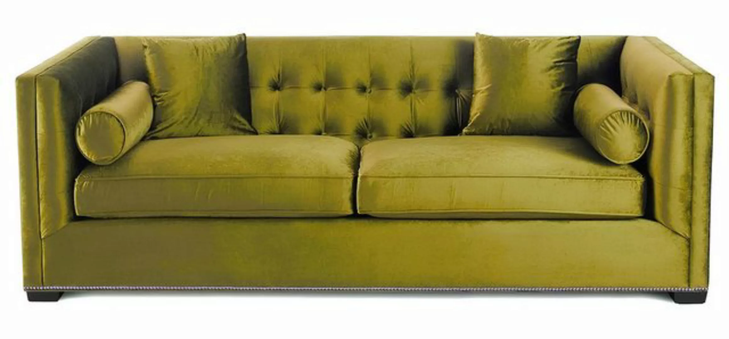 Xlmoebel Sofa Design Sofa mit grünem Stoffbezug für das Wohnzimmer, Hergest günstig online kaufen