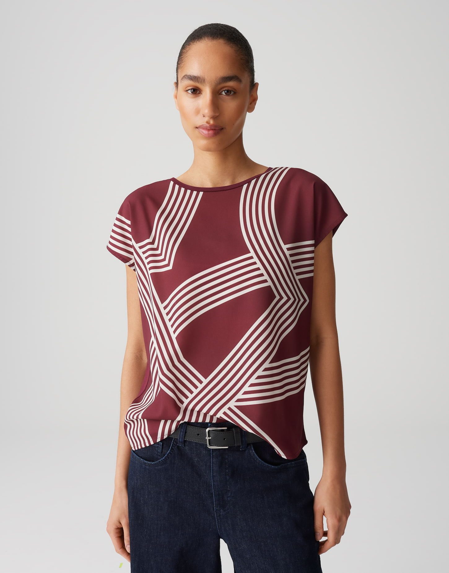 OPUS Print-Shirt SABETHI PRINT Ecovero Viscose, günstig online kaufen
