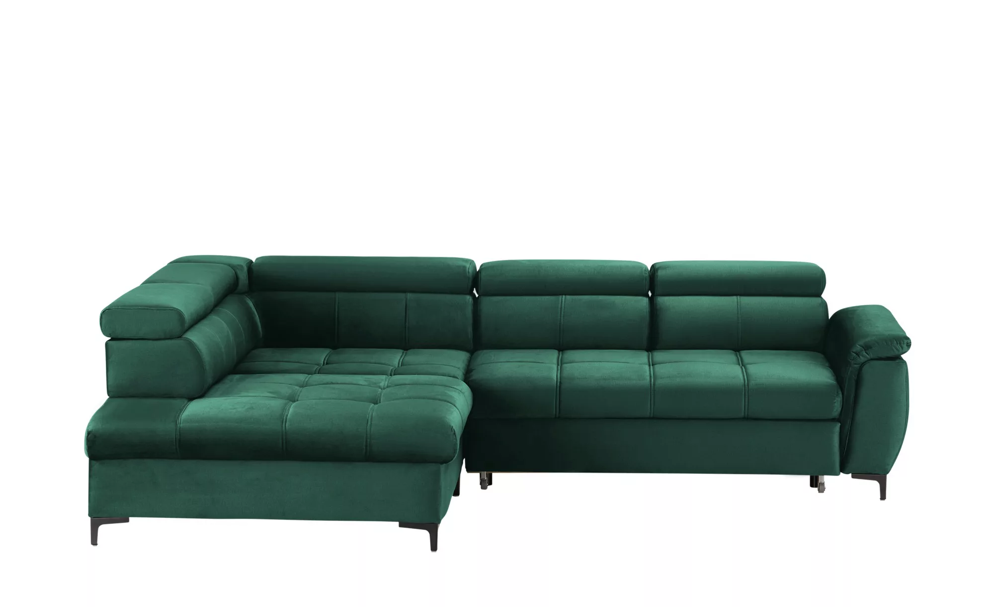 switch Ecksofa  Denvo - grün - 292 cm - 77 cm - 220 cm - Polstermöbel > Sof günstig online kaufen