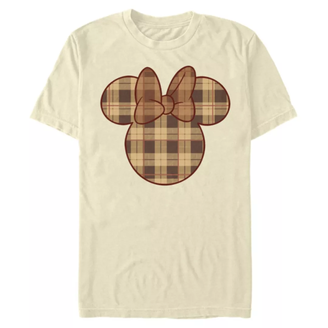 Disney - Micky Maus - Minnie Maus Fall Plaid - Männer T-Shirt günstig online kaufen