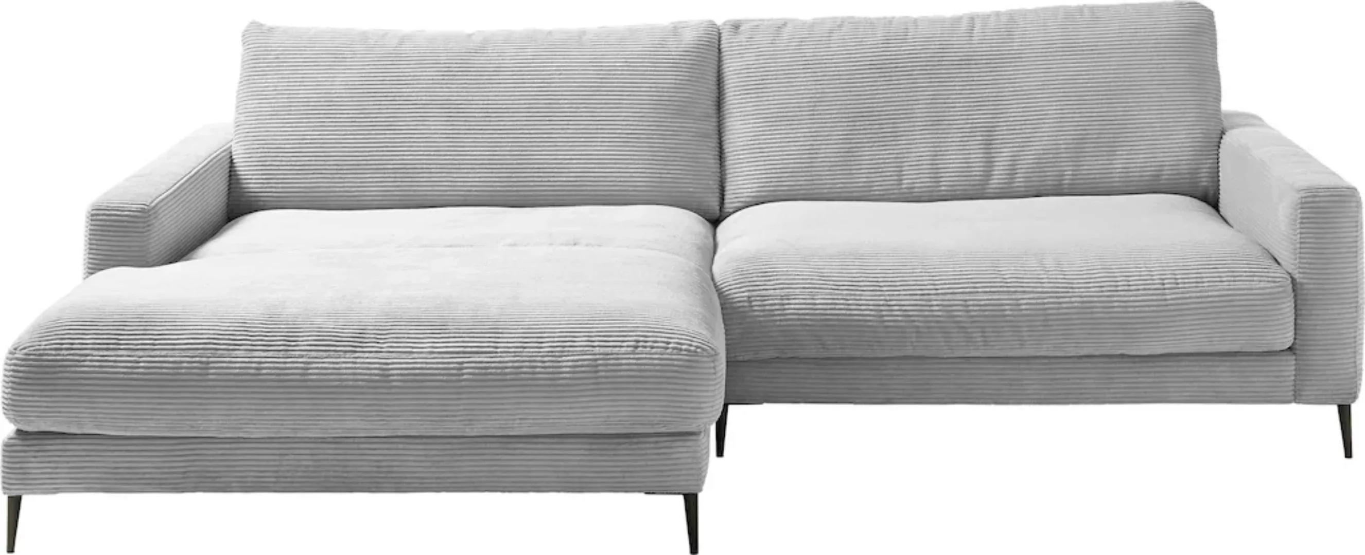 INOSIGN Ecksofa "Downtown, B/T/H: 272/190/84 cm L-Form", weicher Sitzkomfor günstig online kaufen