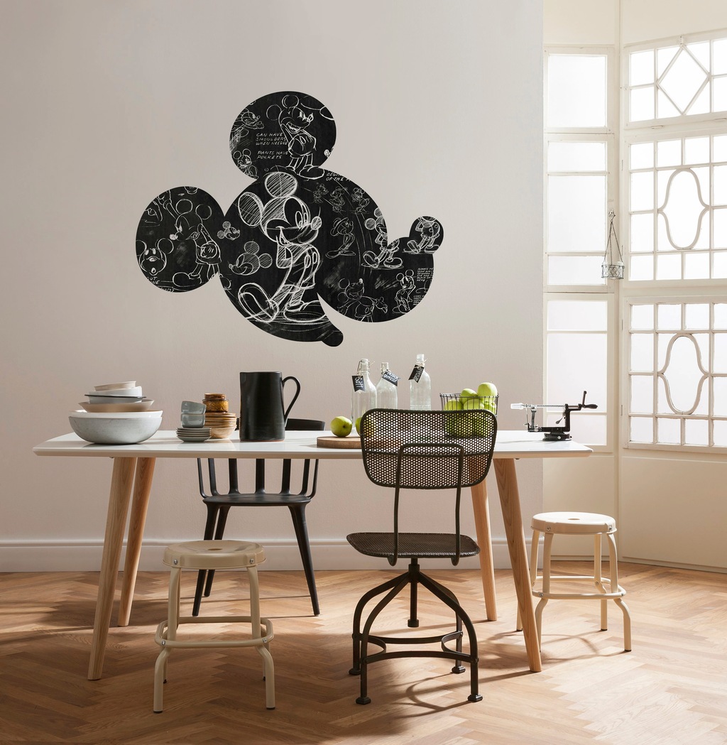 Komar Vliestapete »Vlies selbstklebend - Mickey Head Illustration - Größe 1 günstig online kaufen