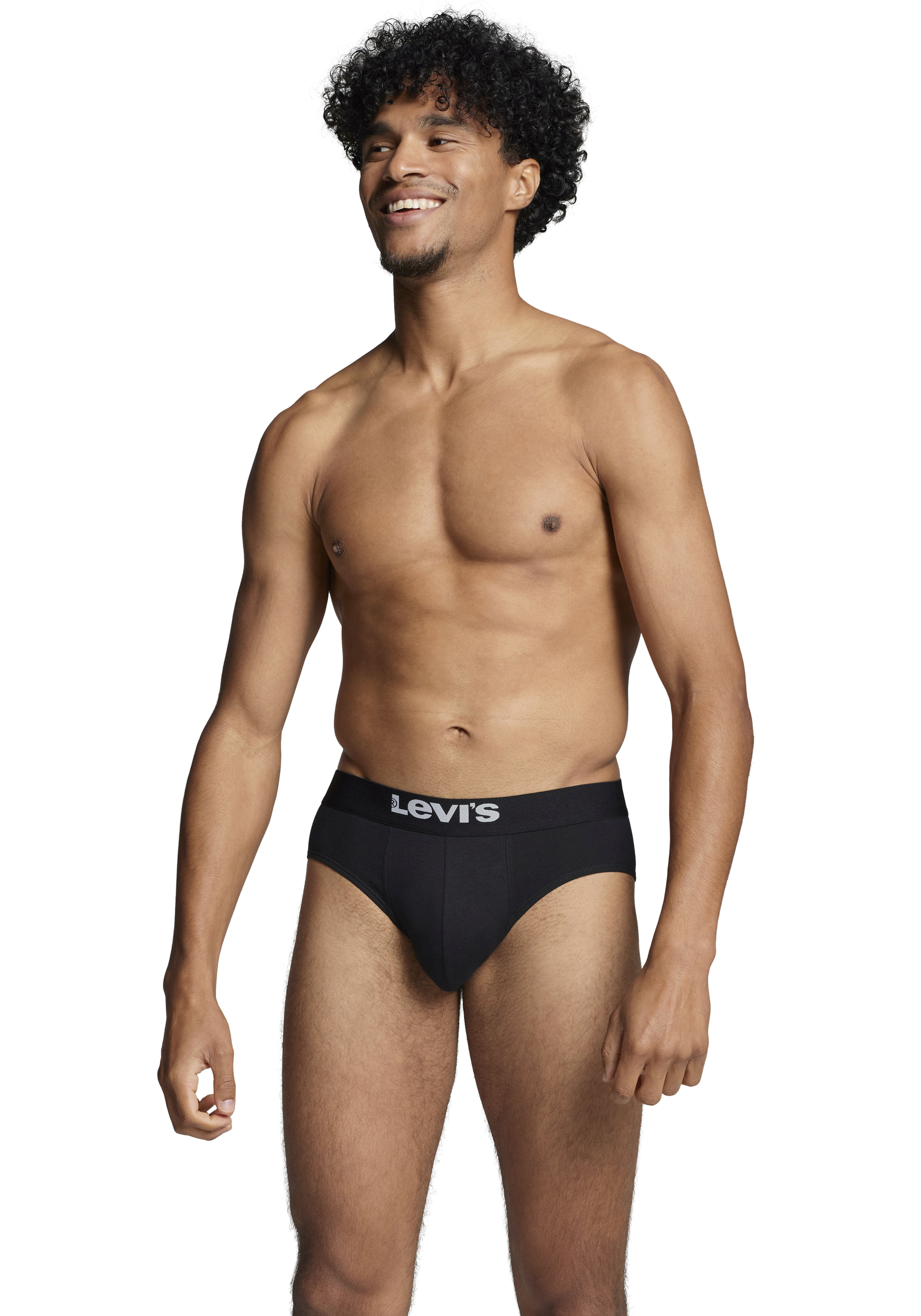 Levis Slip "LEVIS MEN SOLID BASIC BRIEF ORG CO 2P", (2er Pack), mit kontras günstig online kaufen