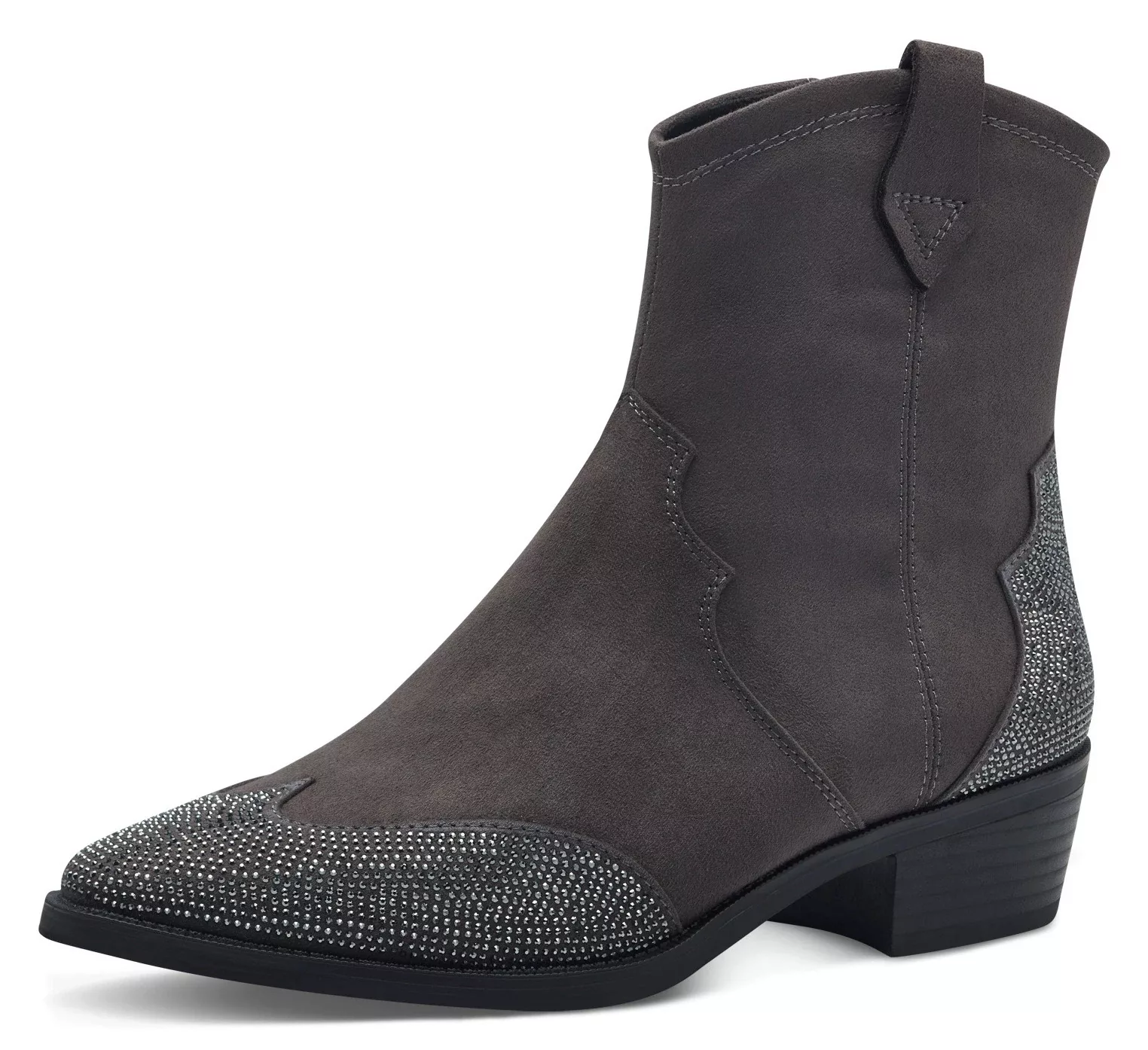 Marco Tozzi Cowboy Boots Damen grau günstig online kaufen