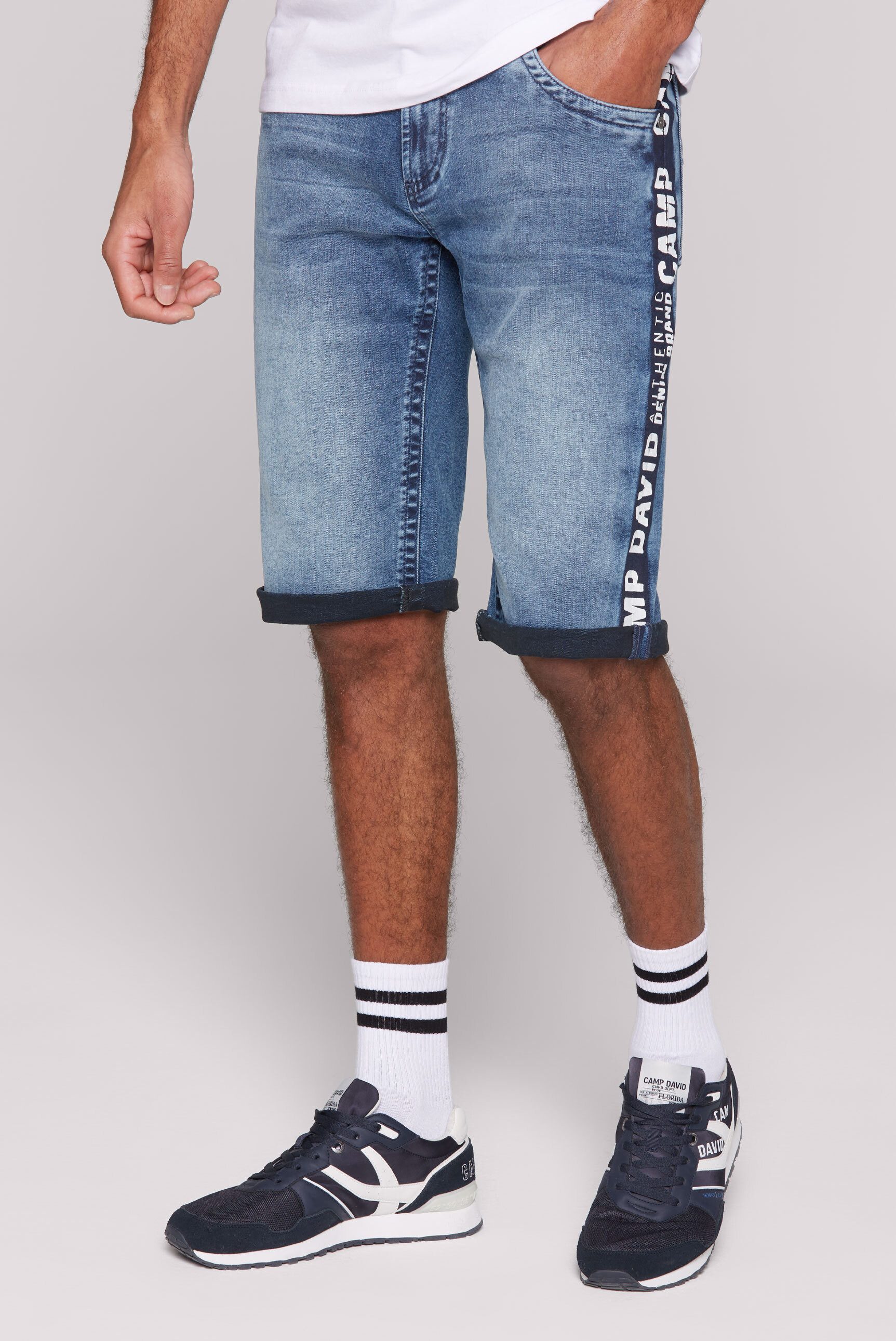 CAMP DAVID Jeansshorts, mit Turn-Up Saum günstig online kaufen