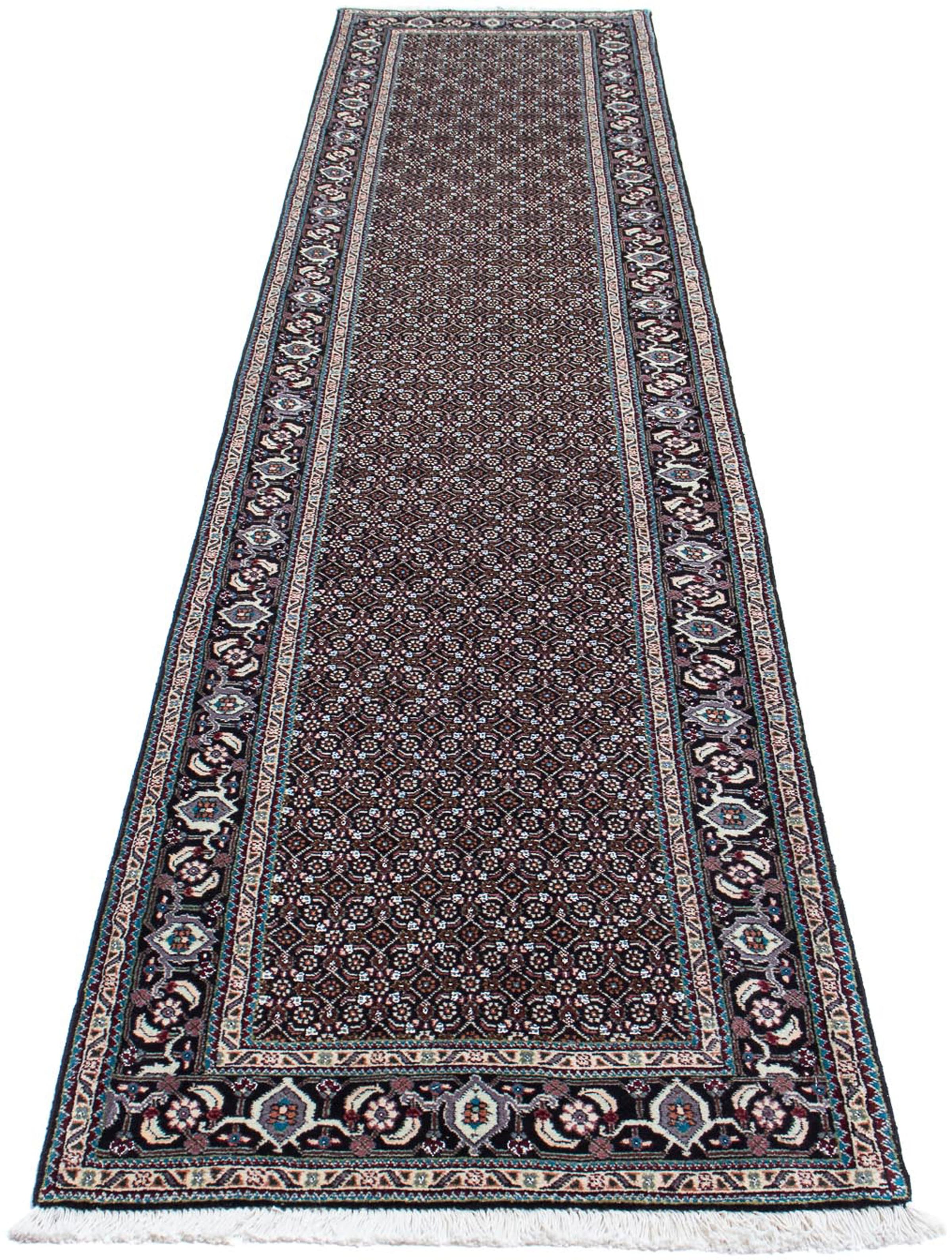 morgenland Orientteppich »Perser - Täbriz - 390 x 75 cm - grau«, rechteckig günstig online kaufen