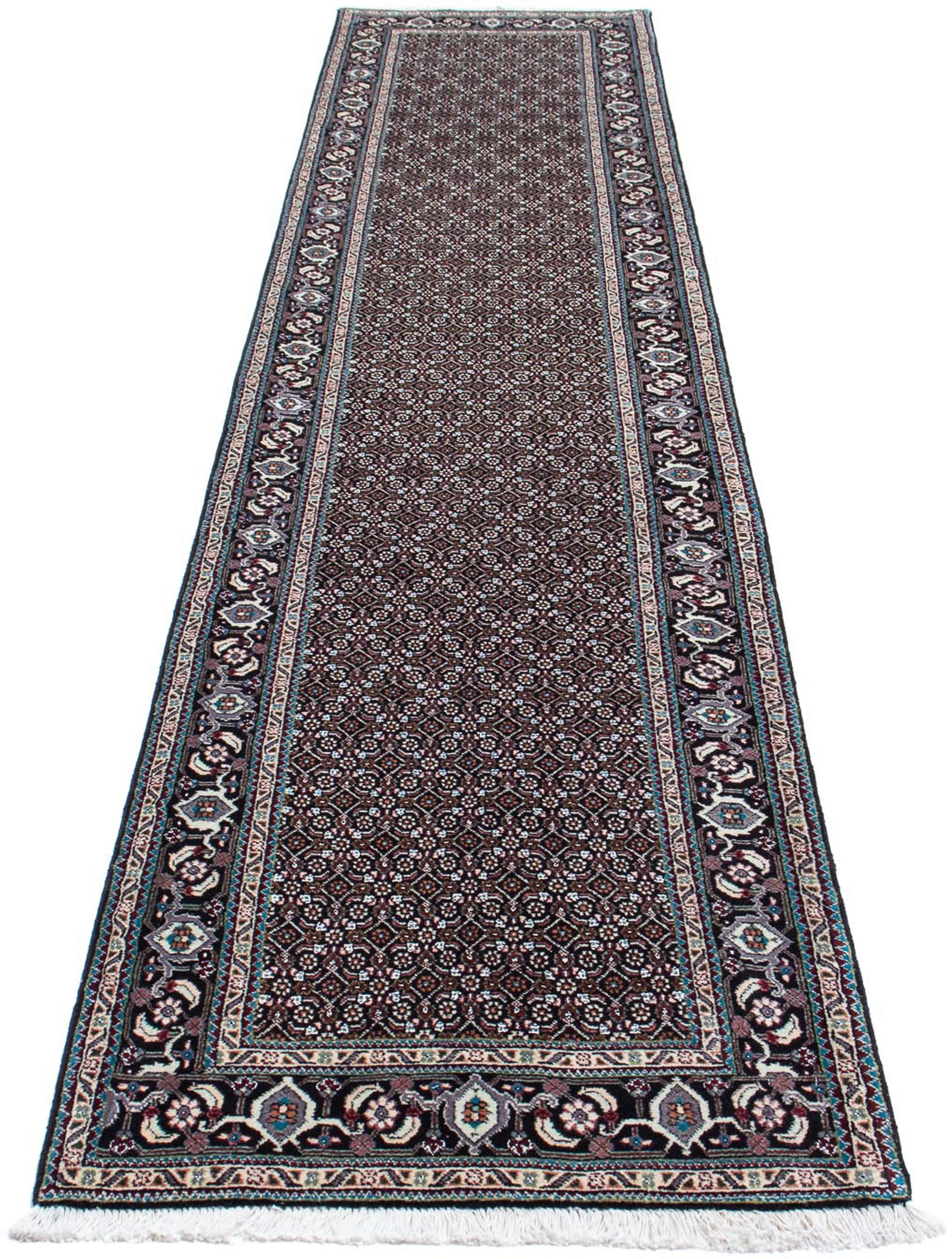 morgenland Orientteppich »Perser - Täbriz - 390 x 75 cm - grau«, rechteckig günstig online kaufen