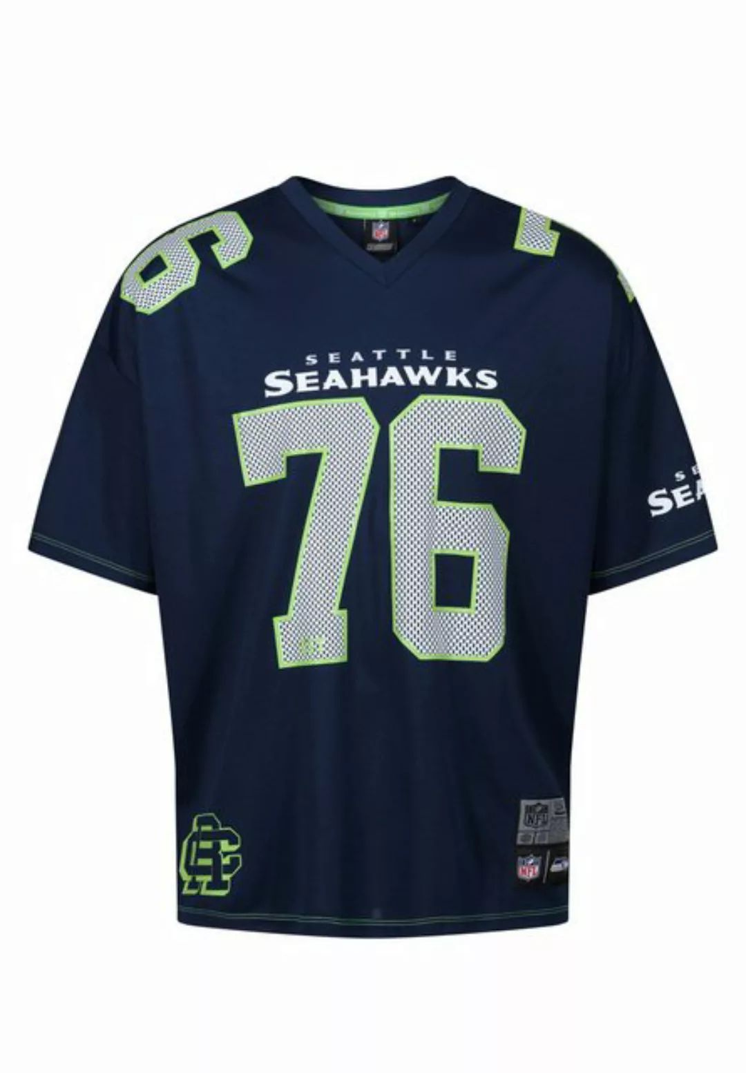 Recovered T-Shirt NFL Seahawks Est 76 Oversized günstig online kaufen