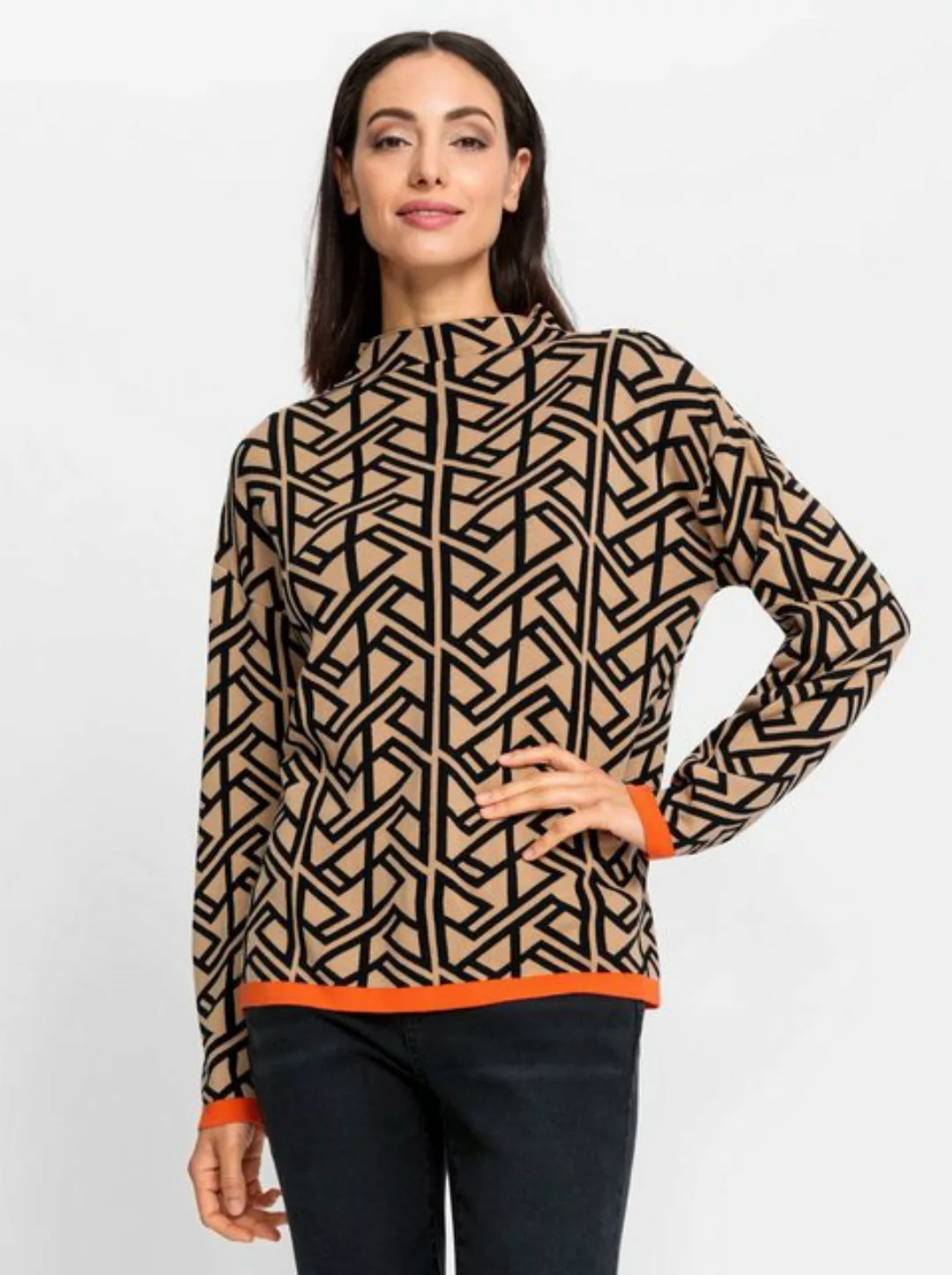 heine Strickpullover Jacquard-Pullover günstig online kaufen