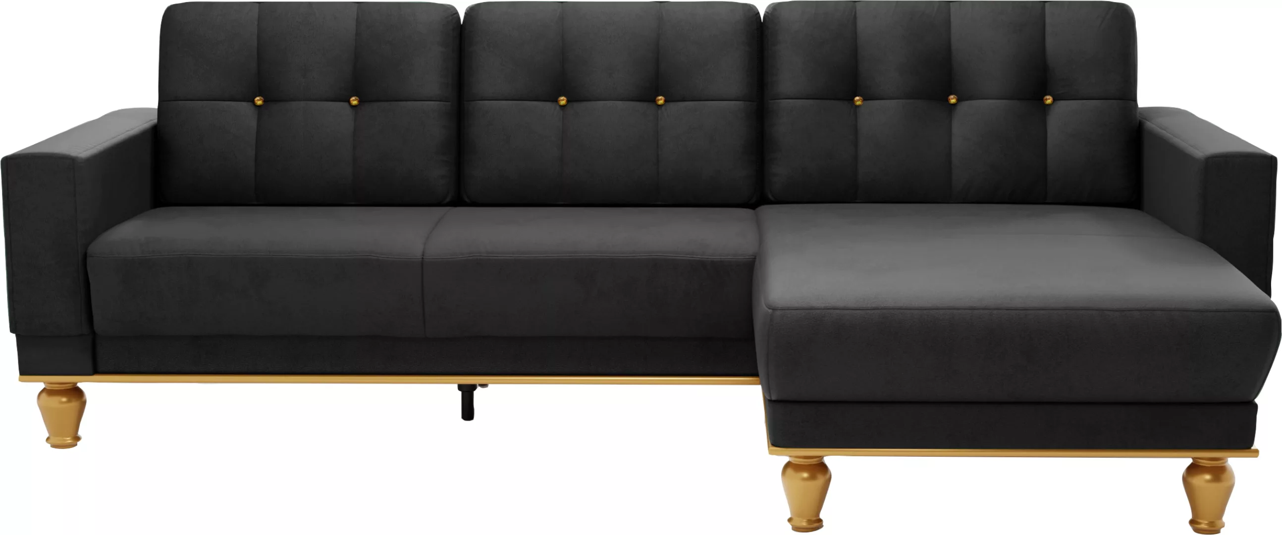 sit&more Ecksofa "Orient 5 L-Form", mit Strass-Stein, wahlweise mit Bettfun günstig online kaufen