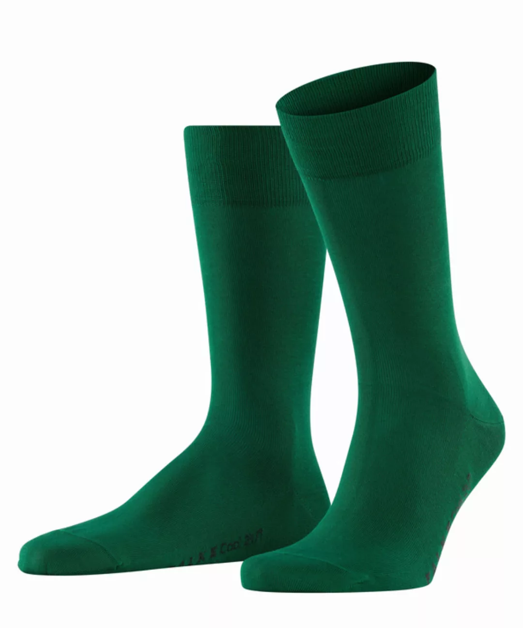 FALKE Cool 24/7 Herren Socken, 43-44, Grün, Uni, Baumwolle, 13230-740805 günstig online kaufen
