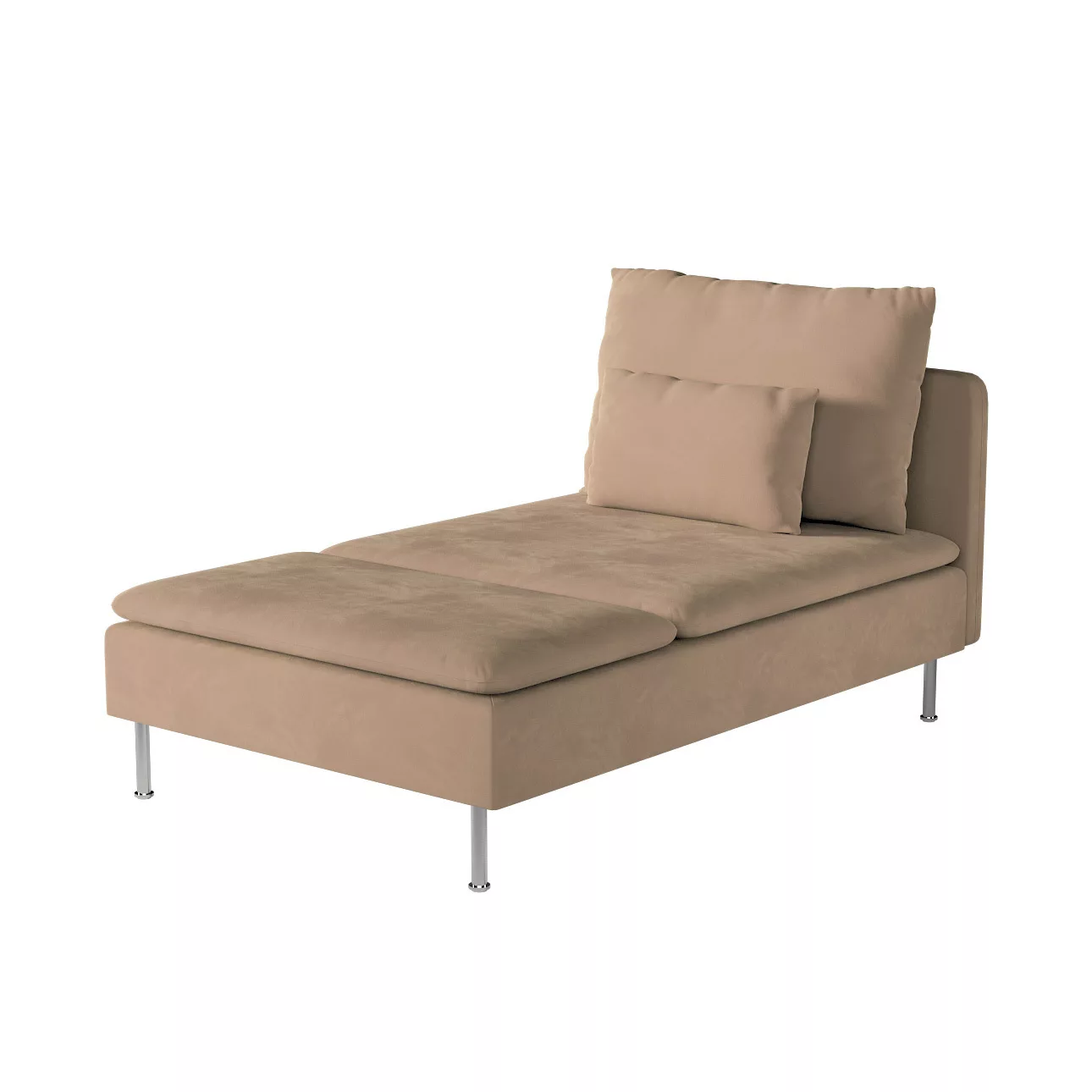 Bezug für Söderhamn Recamiere, beige, Bezug für Recamiere, Velvet (704-35) günstig online kaufen