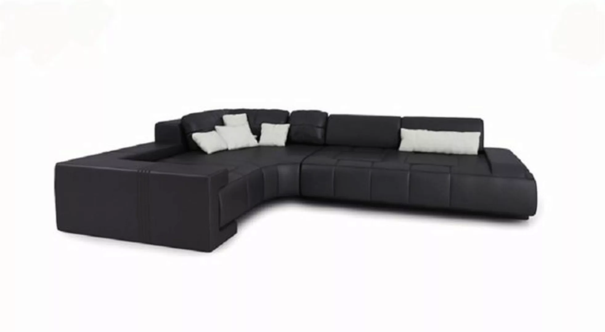 JVmoebel Ecksofa Leder Modern Couch Wohnlandschaft Ledersofa Sofa L-Form Ro günstig online kaufen