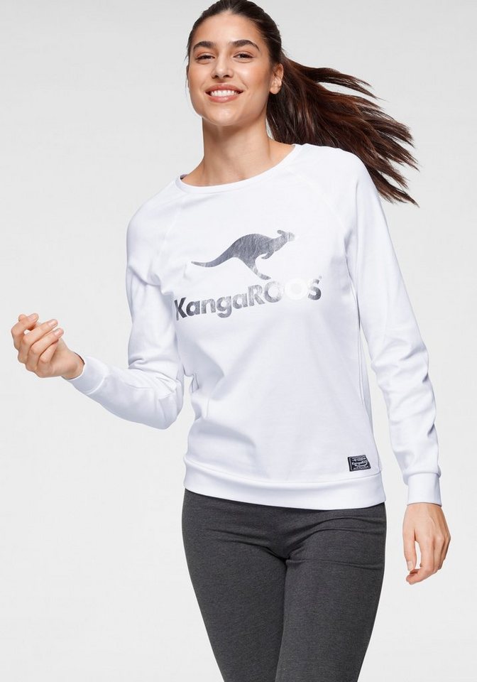 KangaROOS Sweatshirt mit Logo Frontprint günstig online kaufen