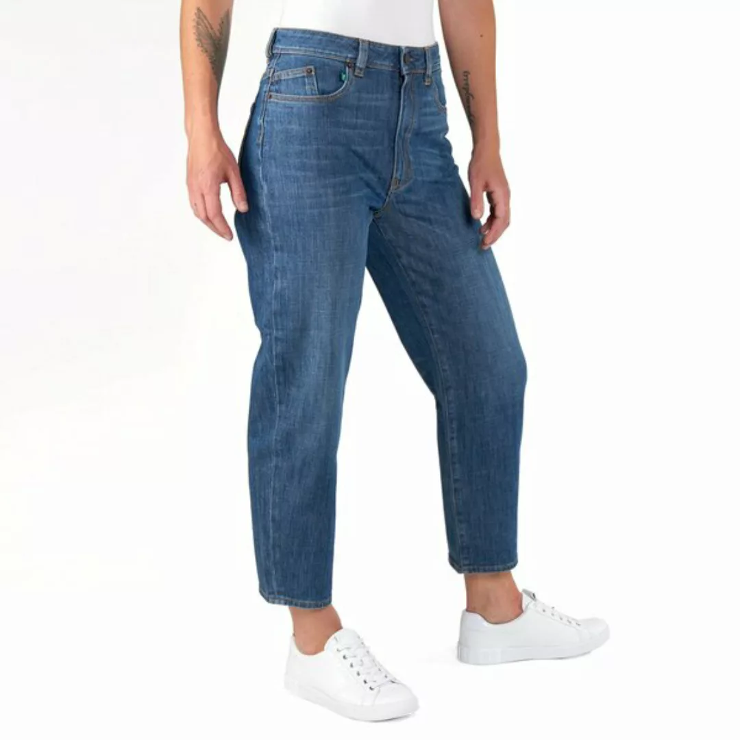 Damen-jeans Moms Mit Hohem, Anliegendem Bund, Aus Bio-cotton günstig online kaufen