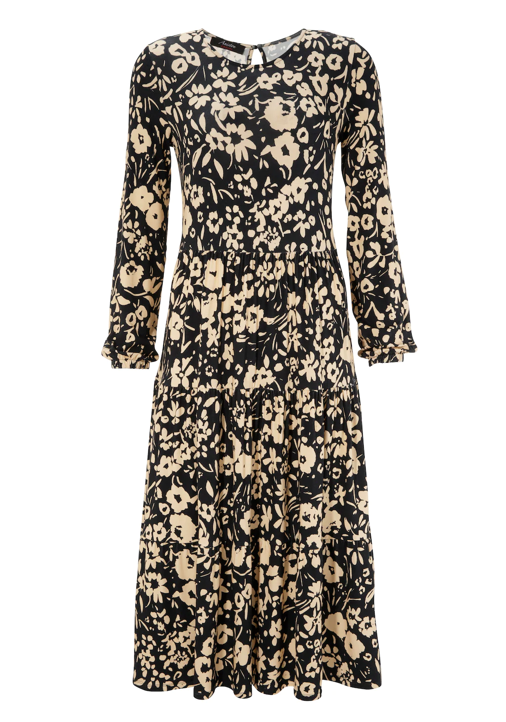 Aniston CASUAL Jerseykleid, mit abstraktem Blumendruck günstig online kaufen