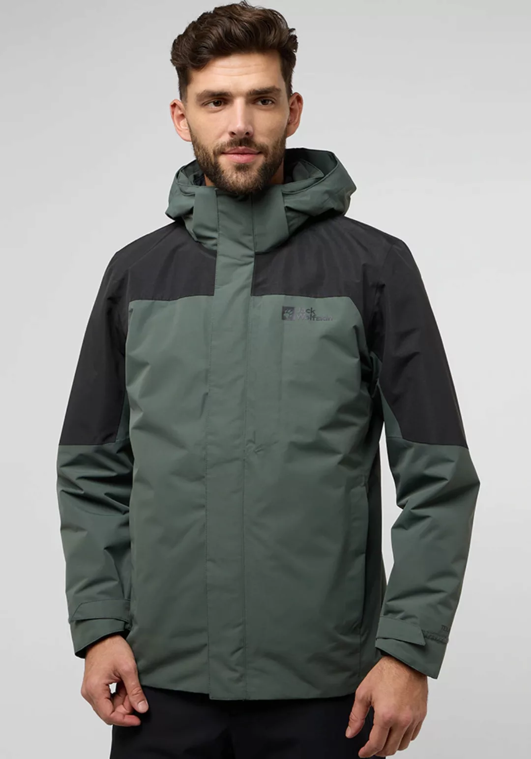 Jack Wolfskin 3-in-1-Funktionsjacke "ROMBERG 3IN1 JKT M", mit Kapuze günstig online kaufen