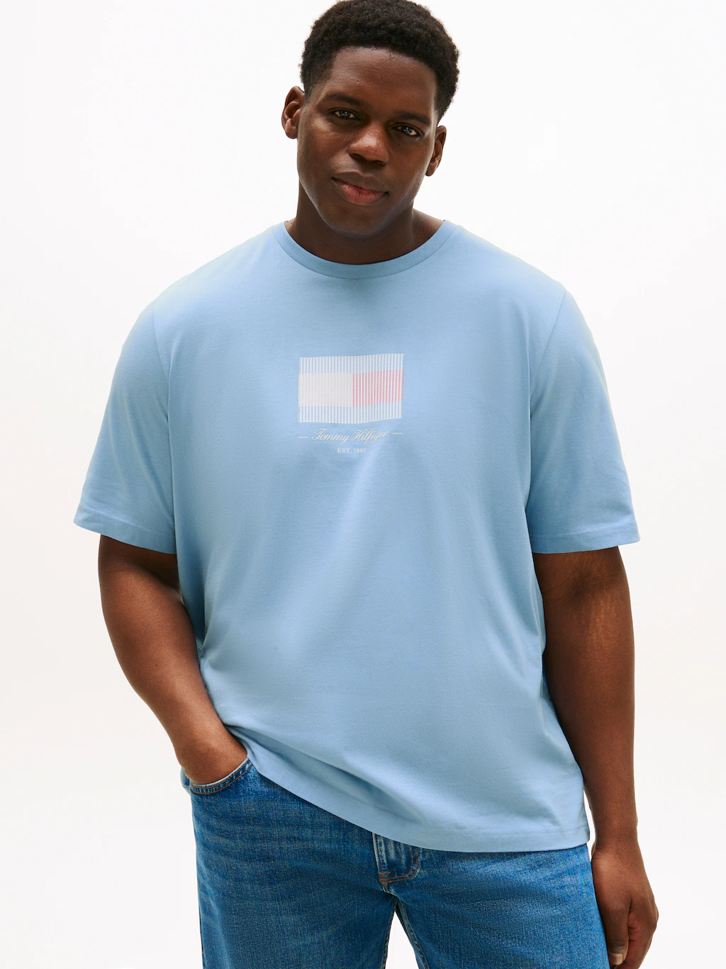 Tommy Hilfiger Big & Tall T-Shirt "BT-ITHACA FLAG TEE-B", Große Größen günstig online kaufen