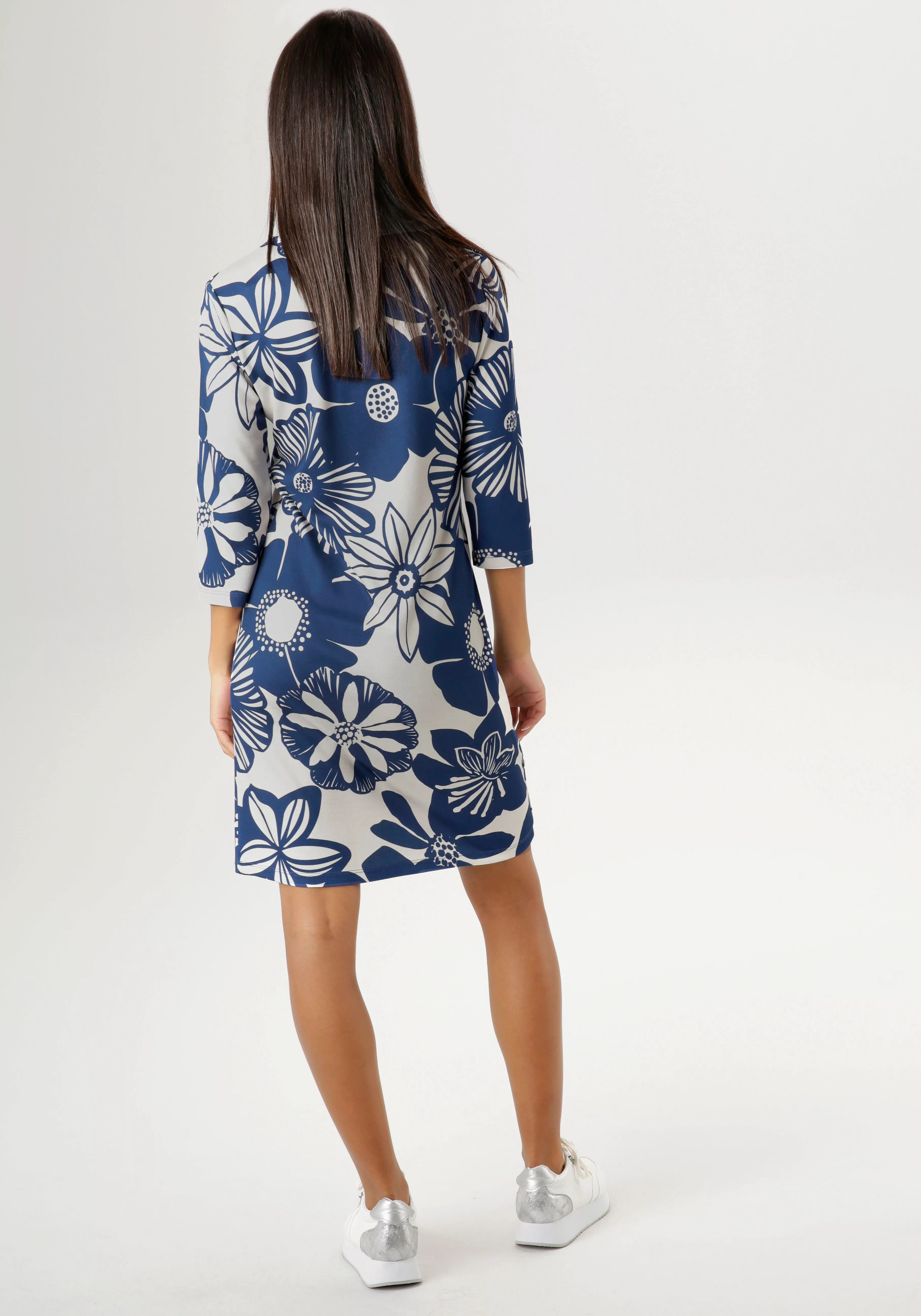 Aniston SELECTED Jerseykleid, mit großem Blütendruck - Jedes Teil ein Unika günstig online kaufen