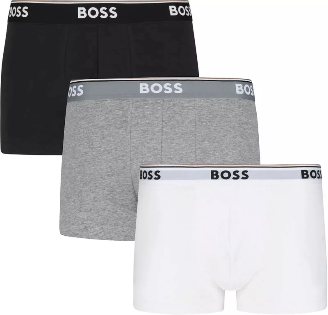 BOSS Boxer, (Packung, 3 St., 3er-Pack), mit BOSS Schriftzug auf dem Bund günstig online kaufen