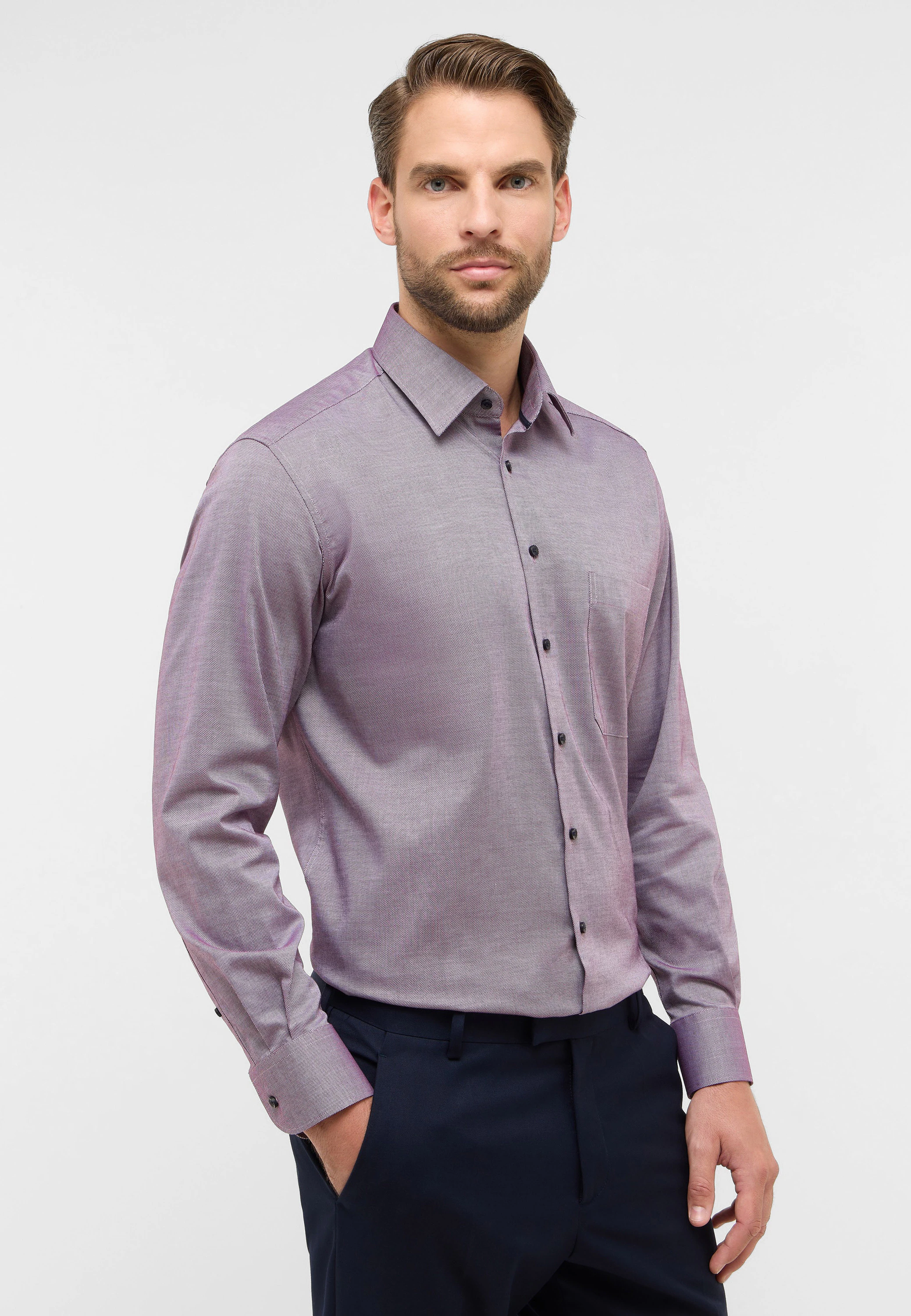 Eterna Langarmhemd "COMFORT FIT", NON IRON (bügelfrei) günstig online kaufen