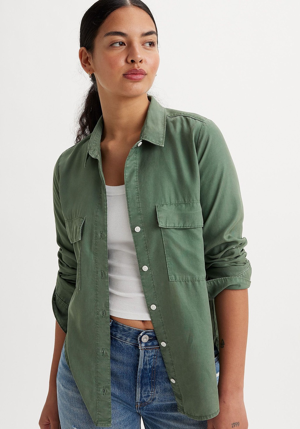 Levis Hemdbluse "DOREEN UTILITY SHIRT RE", in gewaschener Optik günstig online kaufen