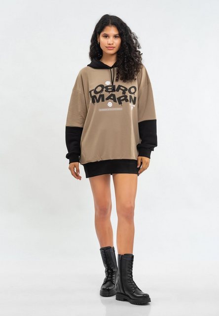 Tom Barron Kapuzensweatshirt WOMEN OVERSIZE FIT TUNIC SWEATSHIRT günstig online kaufen