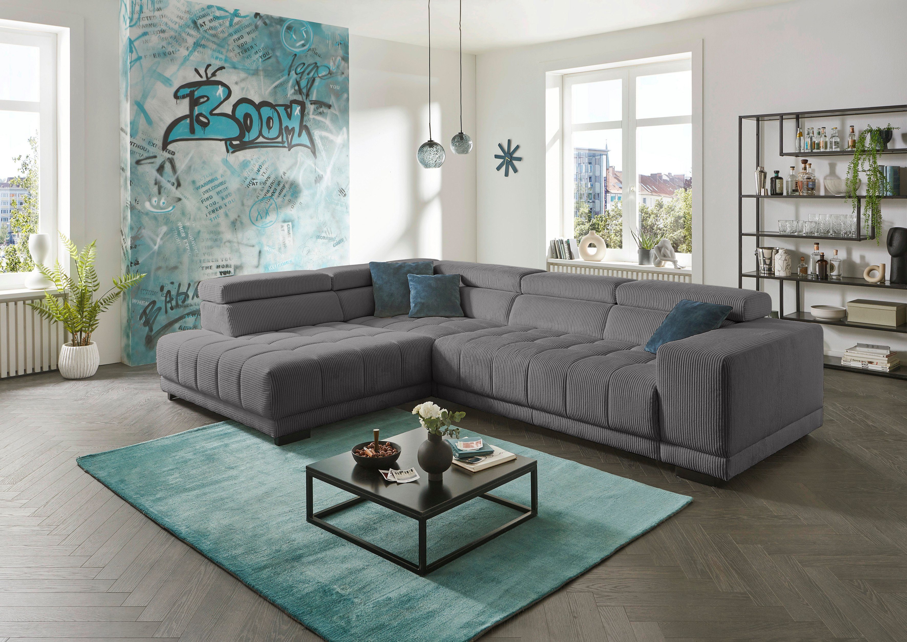 Die PlanBar Ecksofa "MP-IN15053 L-Form breiter Schenkel", wahlweise mit Kop günstig online kaufen