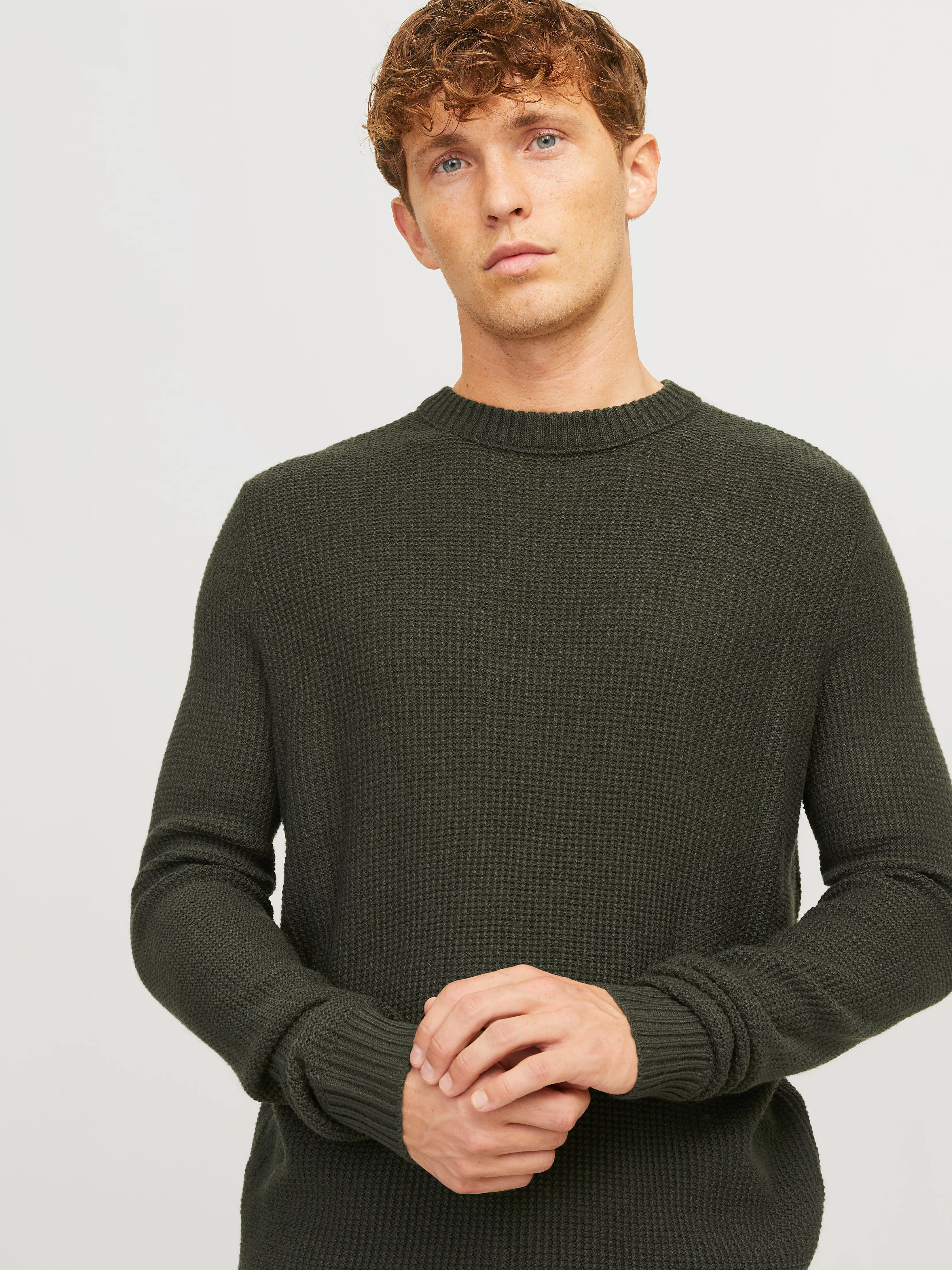 Jack & Jones Rundhalspullover "JJROY KNIT CREW NECK" günstig online kaufen