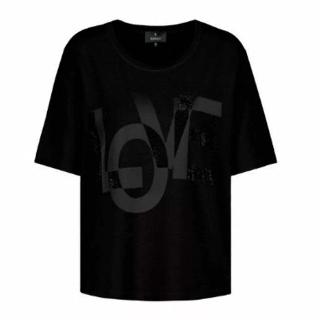 Monari T-Shirt mit Strass und Schrift günstig online kaufen