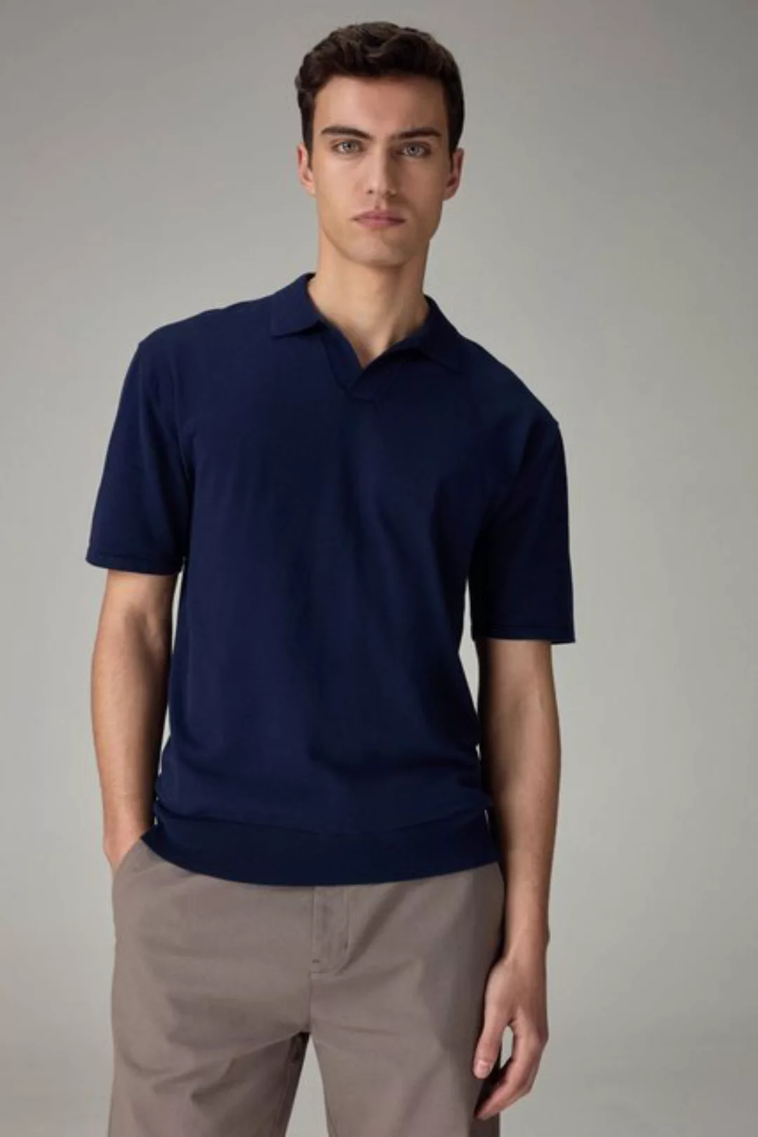 Next Poloshirt Regular Fit Trophy Kurzarm-Strickpullover (1-tlg) günstig online kaufen