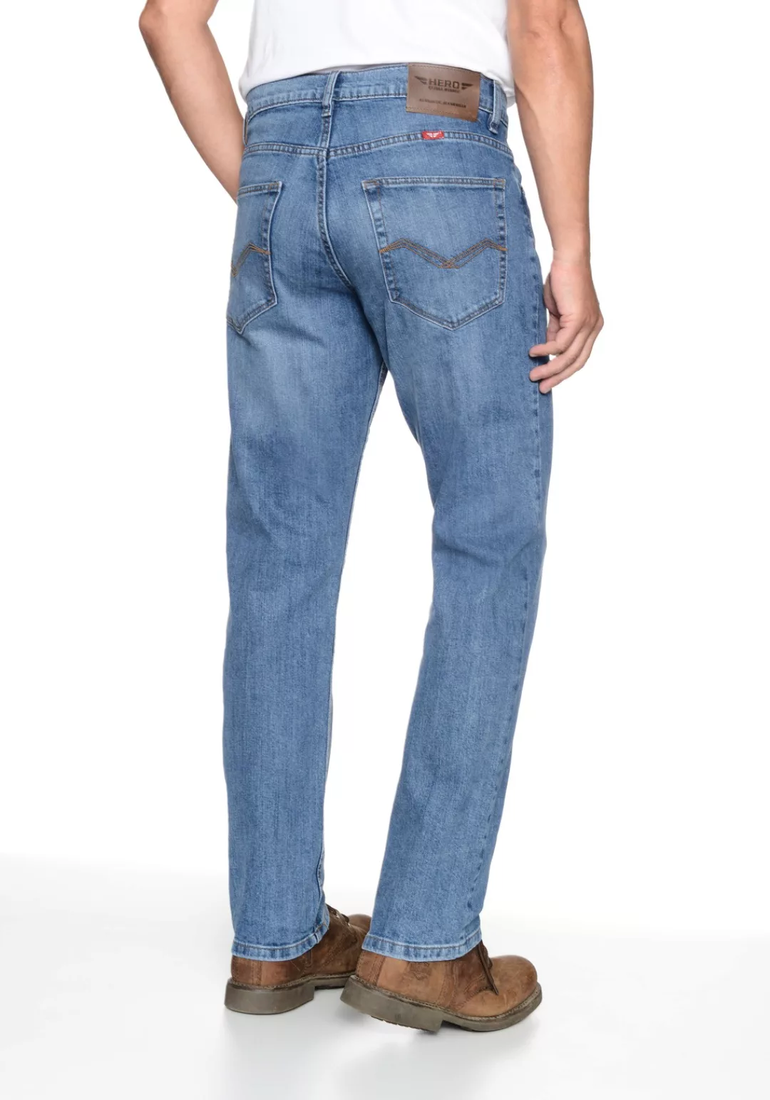 HERO by John Medoox 5-Pocket-Jeans "Phoenix Denim Big Straight Cut Stretch" günstig online kaufen