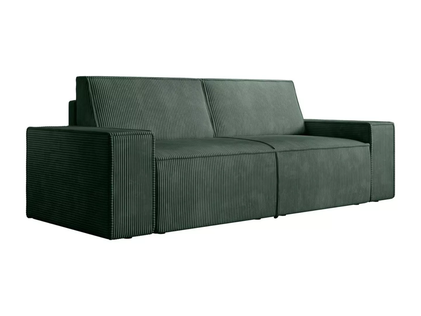 Sofa 3-Sitzer - Cord - Grün - AMELIA günstig online kaufen
