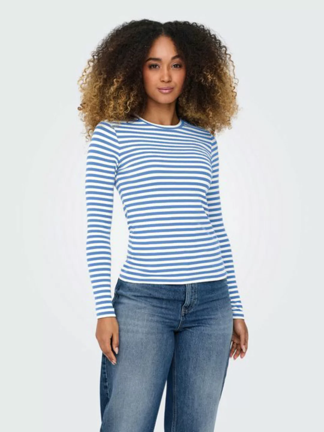 ONLY Langarmshirt ONLAIDA L/S STRIPED TOP JRS günstig online kaufen