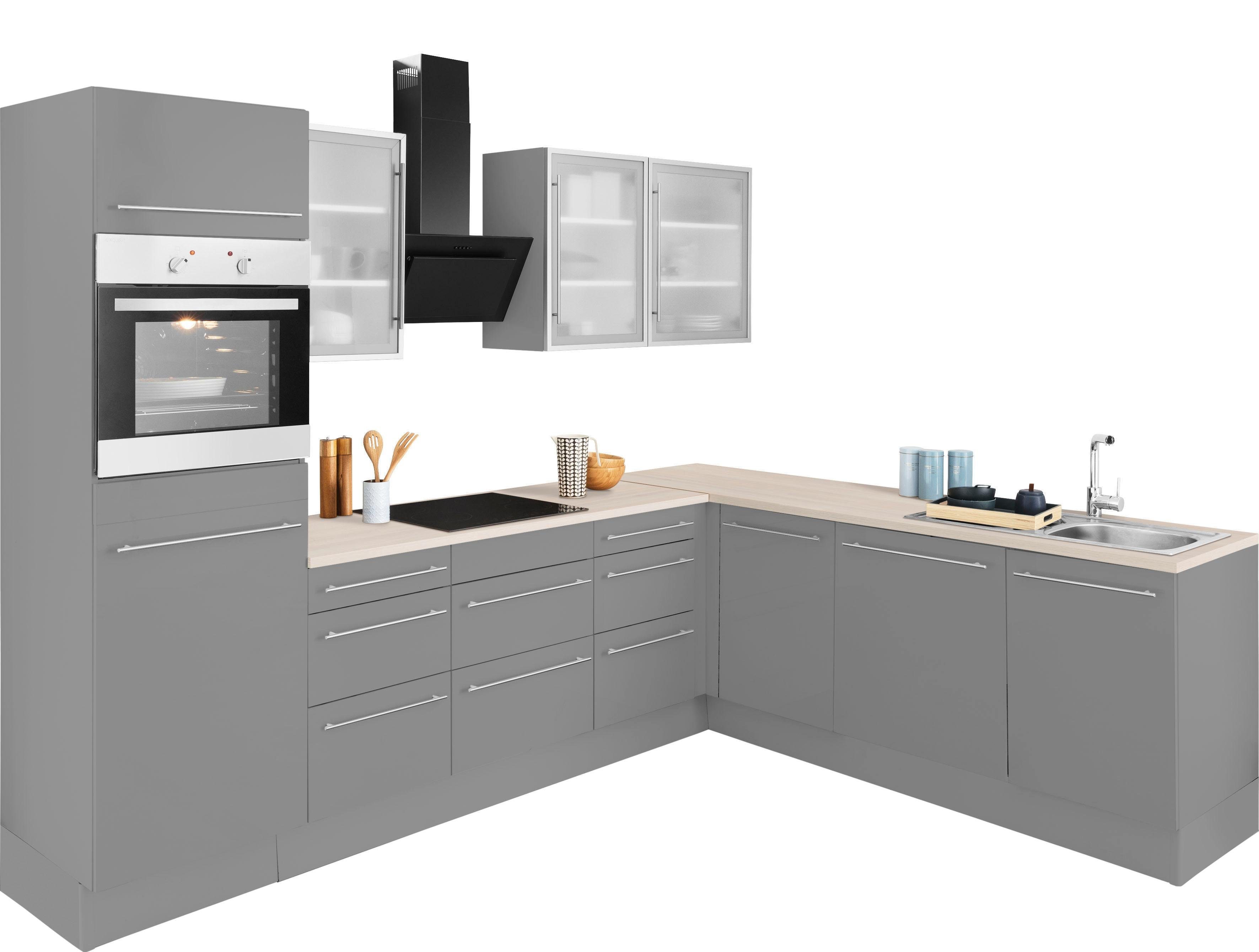 OPTIFIT Winkelküche "Bern", Stellbreite 285x225 cm, wahlweise mit E-Geräten günstig online kaufen