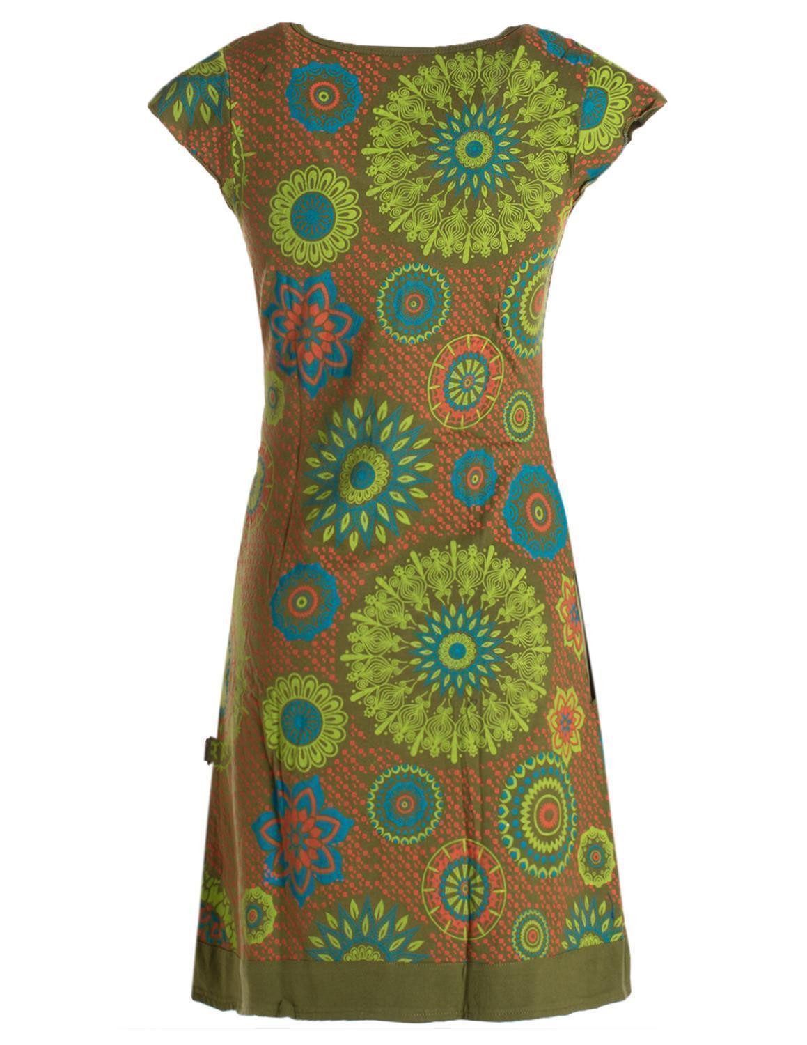 Vishes Tunikakleid Kurzarm Damen Sommer-Kleid Longshirt-Kleid günstig online kaufen