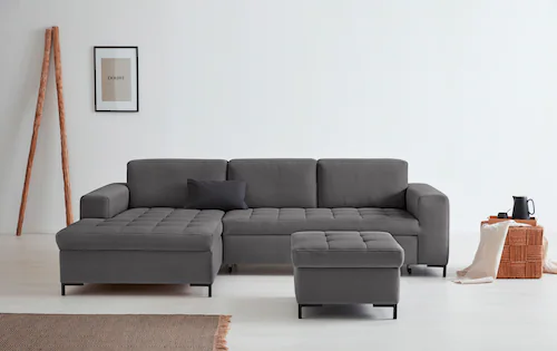 OTTO products Ecksofa "Grazzo L-Form", hochwertige Stoffe aus recyceltem Ma günstig online kaufen