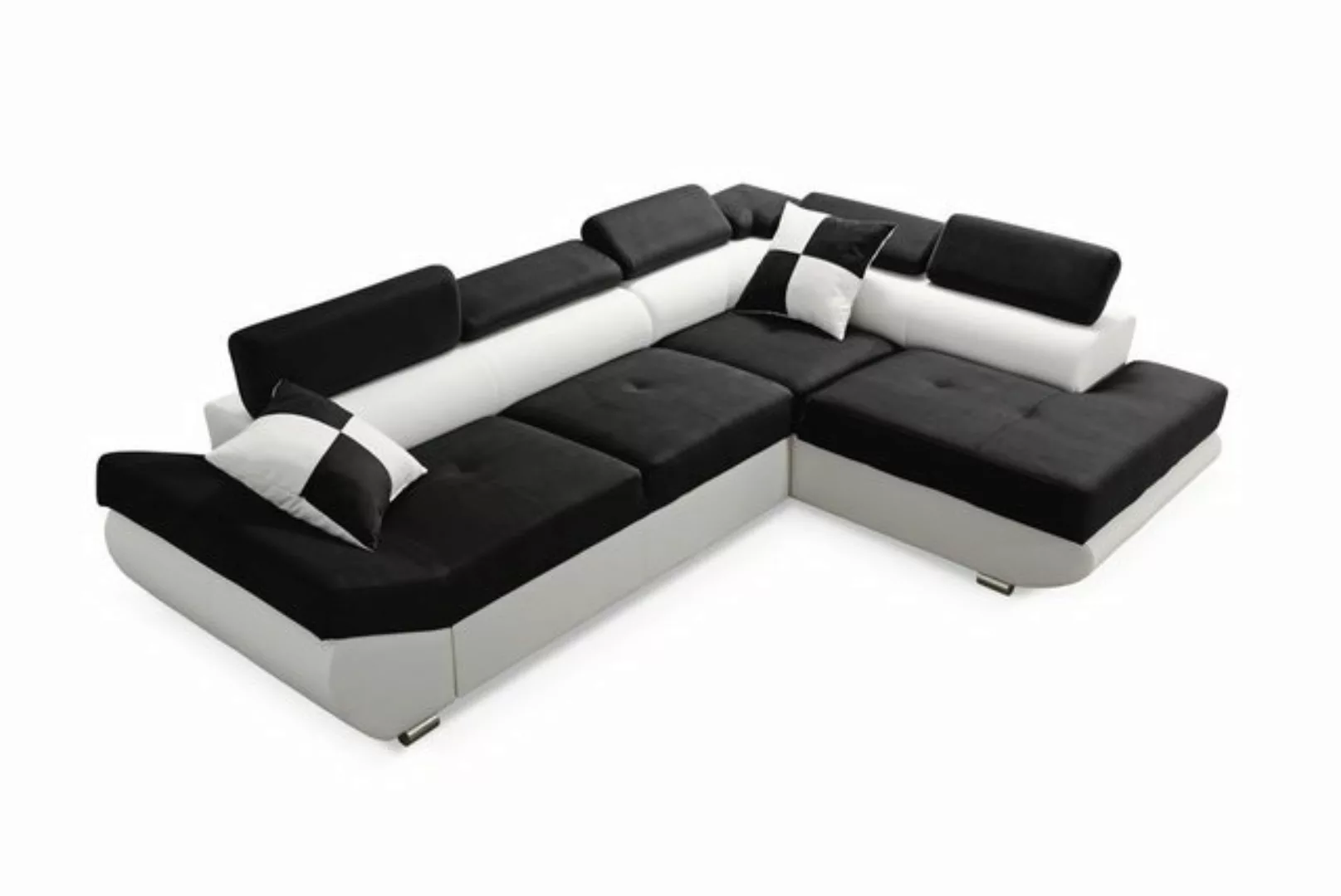 robin Ecksofa Saturn Sofa L-Form mit Schlaffunktion inkl. 2 Kissen günstig online kaufen