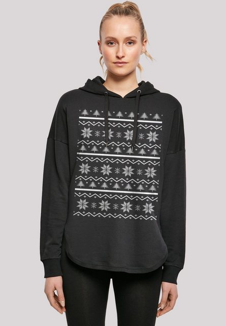 F4NT4STIC Kapuzenpullover Scandinavian Muster Weihnachten Print günstig online kaufen