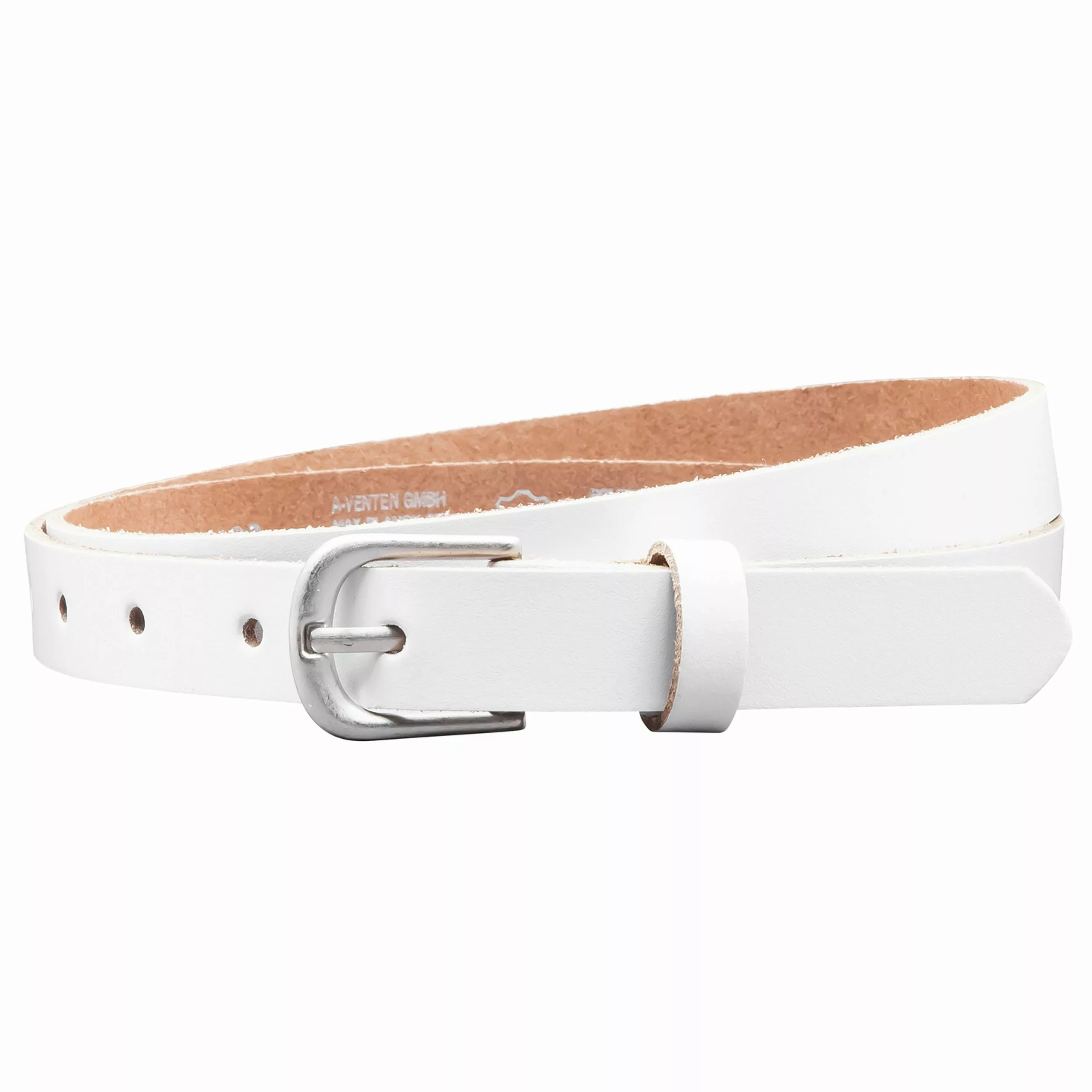 COLOGNEBELT Ledergürtel OM16-SL-Weiss MADE IN GERMANY, günstig online kaufen