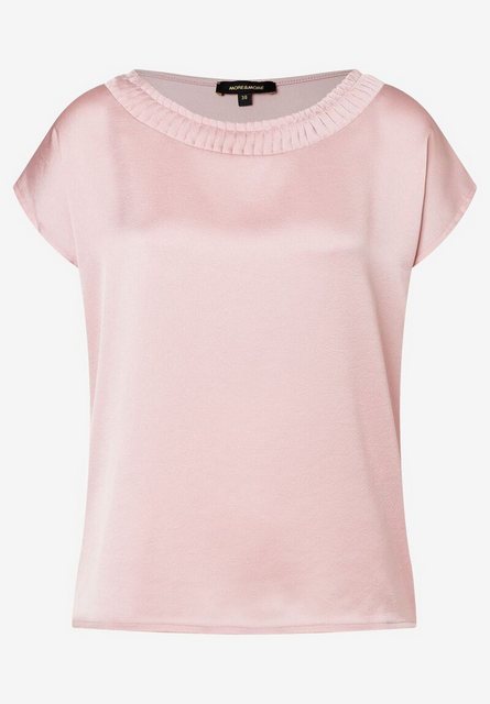 Shirt mit Satinfront, rose blush günstig online kaufen